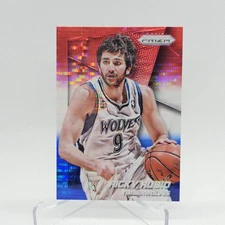 2014-15 Panini Prizm Ricky Rubio Timberwolves Red White Blue Pulsar #22 8346