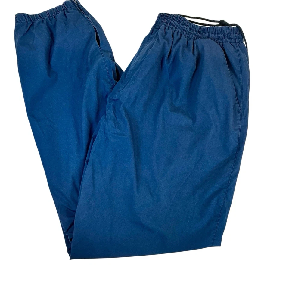 Pantalones de salón Christian Dior Monsieur Jogger de colección años 80 cremallera tobillo azul marino talla XL Foto 2 de 4
