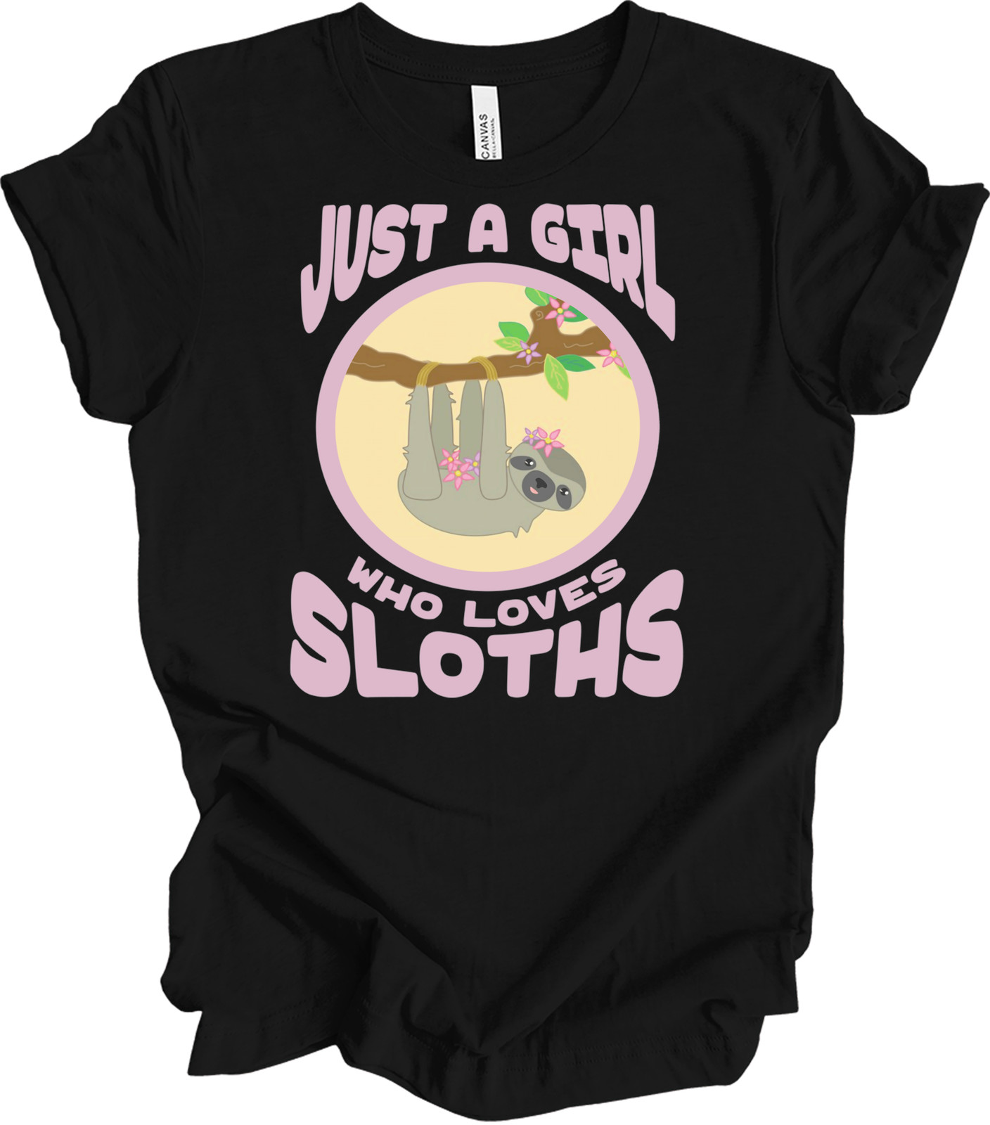 Just A Girl Who Loves Sloths Cute T-Shirt