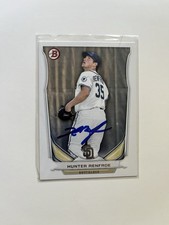 Hunter Renfroe signed Autographed 2014 Bowman Rookie card auto .. rookie card picture