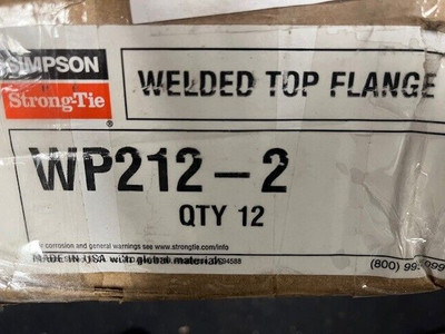 Box of 12 - Simpson Strong-Tie WP212-2 WELDED TOP FLANGE JOIST HANGERS