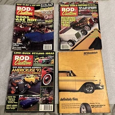 (4) Rod & Custom 1993/Feb/Aug/Oct/( Dec Missing Cover/Back F3C