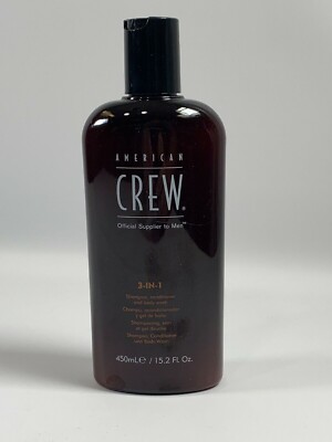 American Crew 3-in-1 Shampoo, Conditioner and Body Wash 15.2 Oz FREE SHIPPING