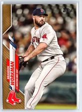 2020 Topps  Gold #498 Brandon Workman Red Sox /2020