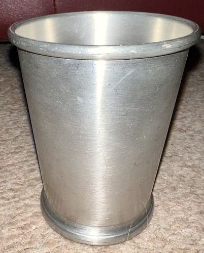 #3 Vintage Early American WEB Pewter Mint Julep Cups Kentucky Derby Cup Tumbler - Picture 2 of 12