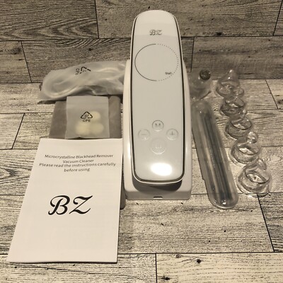 BZ Blackhead Remover Vacuum Portable Suction Tool W LED Display
