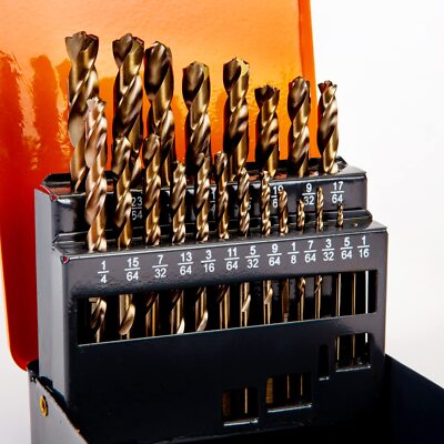 Hss Cobalt Drill Bits Set 21pcs Triangle Shankindustry Drill Bits With Golden Ra