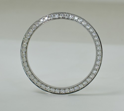 41MM Bezel 4 Pointer 1.84 Ct Custom For Date-just Watch Moissanite Studded - 第 2/5 張圖片