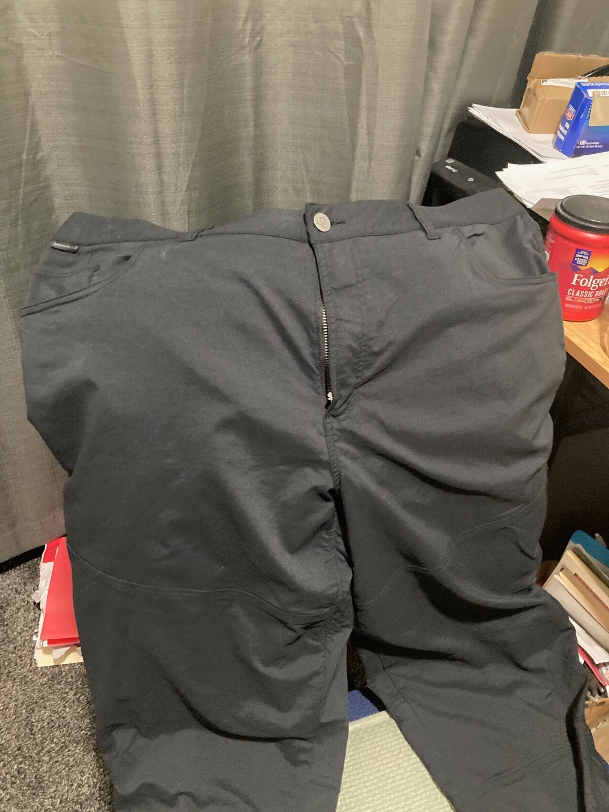 Pantaloni cargo Merrell Opti Wick da uomo taglia 40 30 BLU SCURO nylon escursionismo trail pantaloni