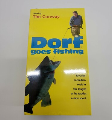 Dorf Goes Fishing VHS 1995 Tim Conway Comedy New Sealed