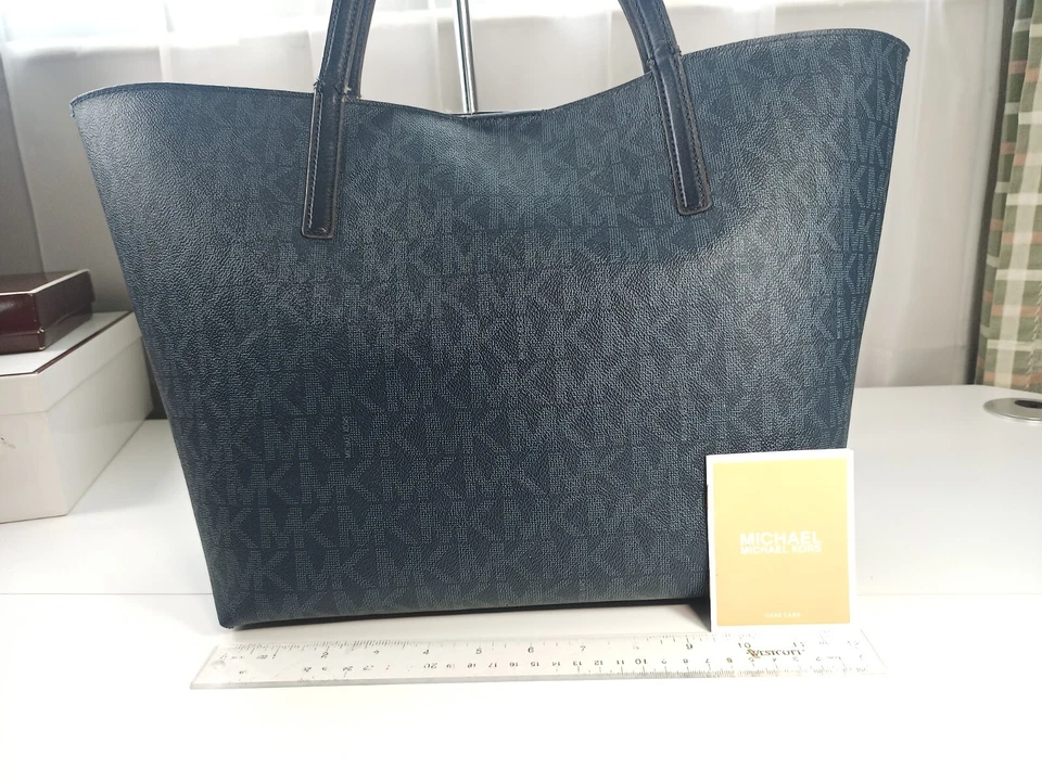Bolso Michael Kors Grande Azul Bordado Jacquard PVC Azul Bebé Foto 3 de 4