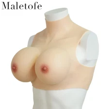 Realistic Silicone Breast Forms Fake Boobs For Crossdresser Drag Queen H Cup