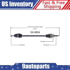 Fits 1995-1999 2000 Suzuki Esteem 1.6L Automatic Front Right CV Axle CV Joint