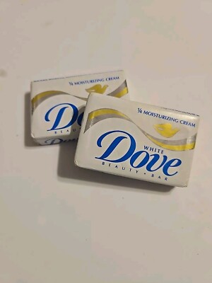 Vintage Dove Beauty Bar Soap Sample Size Prop 1.5 Oz New Old Stock Each Lot of 2
