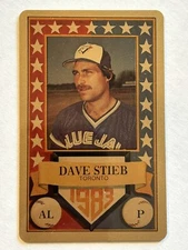 Dave Stieb 1983 Perma-Graphics Topps Credit Card Gold High Grade K604 QTY Availa