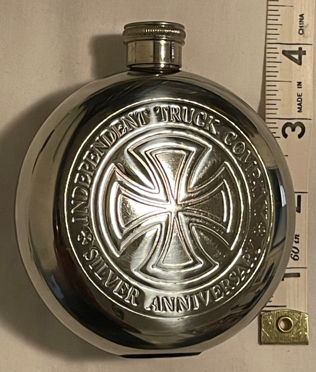 Independent Truck Company Flask-4oz. Silver Anniversary