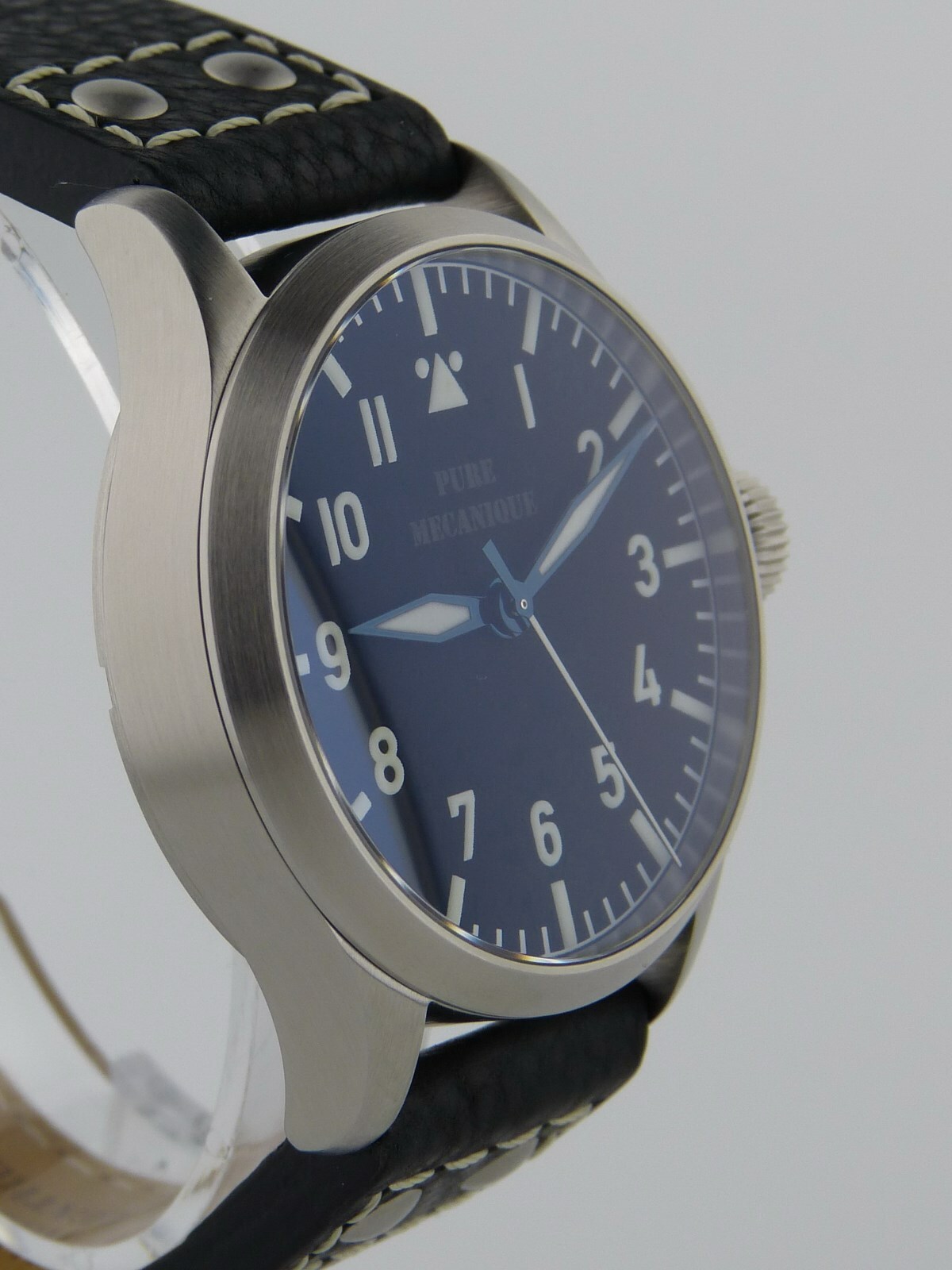 Montre Flieger Type A - Mécanique Automatique Seiko NH35, Saphir, 41mm, Unisexe, Neuve