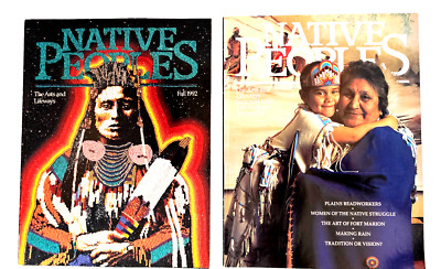 NATIVE PEOPLES The Arts & Lifeways Magazine Sets of 2, 1992-1996