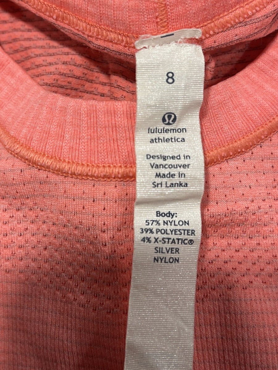 ヨガ・ピラティス lululemon swifty Tech size 8 Lululemon Swiftly Tech Racerback Tank 2.0 Race Size 8