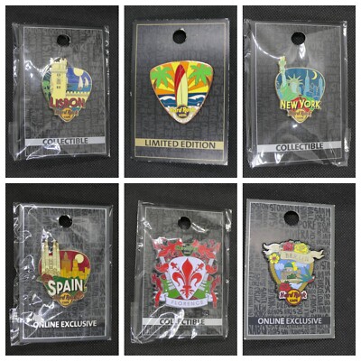 HARD ROCK CAFE PINS - Guitar Picks - Gitarrenplektrums / *Freie Auswahl*