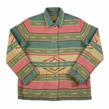 Ralph Lauren Southwestern Cowgirl Indian Blanket Striped Jacket - Sz Medium