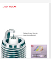 NGK DIFR5E11 x 4 Laser Iridium for Mitsubishi Outlander PHEV Hybrid  2013 - 2022