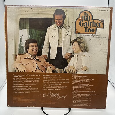 Vintage The Bill Gaither Trio - Jesus We Just Want To Thank You