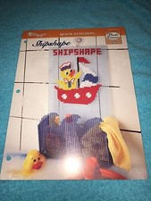 The Needlecraft Shop Plastic Canvas ShipShape Quick Stitching by Mary T Cosgrove