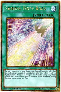 Shining Hope Road - PGL3-EN014 - Gold Secret Rare - 1st Edition x3 - Near Mint