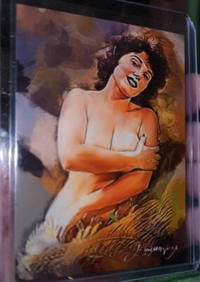 AUTOGRAPHED 5/50 ART OF EDWARD VELA - JEAN JANI #2 - Playboy Playmate