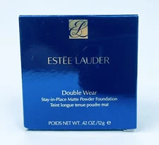 Estee Lauder Double Wear Matte Powder Foundation 7C1 Rich Mahogany .42 oz