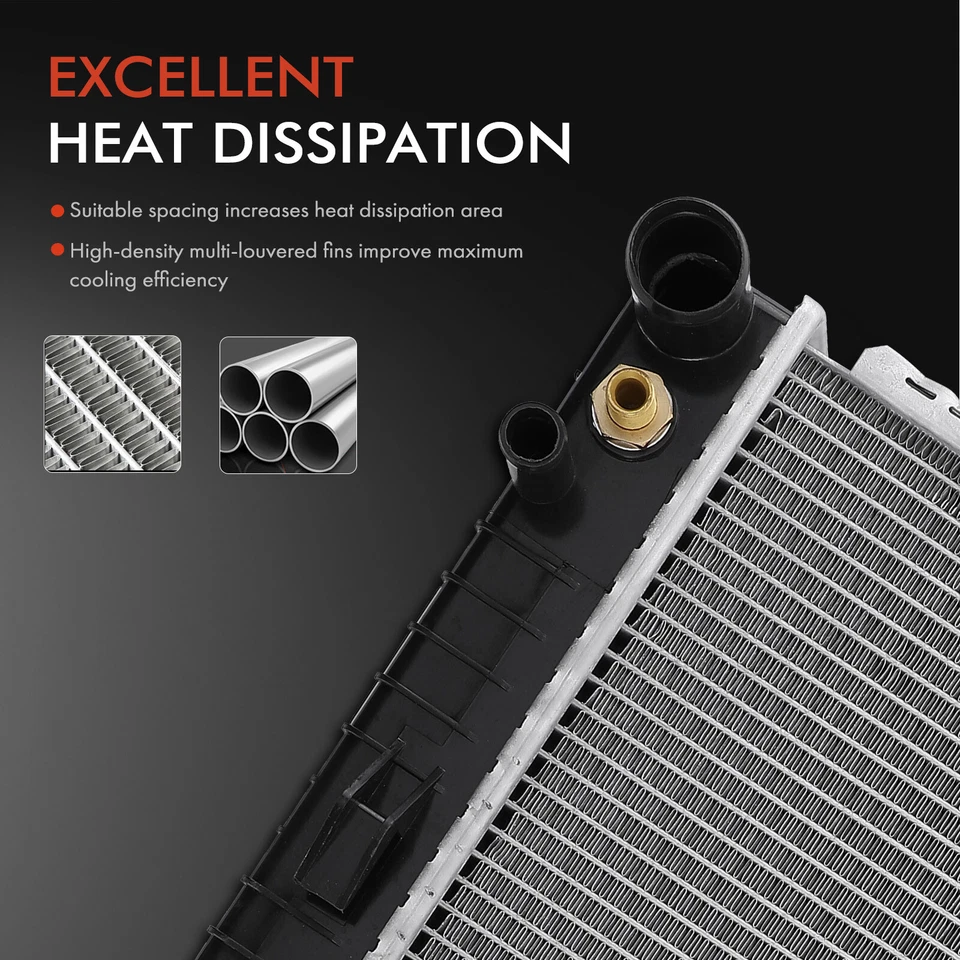 Radiator with Transmission Oil Cooler for Mercedes-Benz E320 1998-2002 V6 3.2L - Image 4 of 4