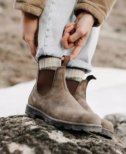 Classic Schuhe Brown Chelsea Boots Unisex Braun Stiefel NEU 2025 - Bild 10 von 33