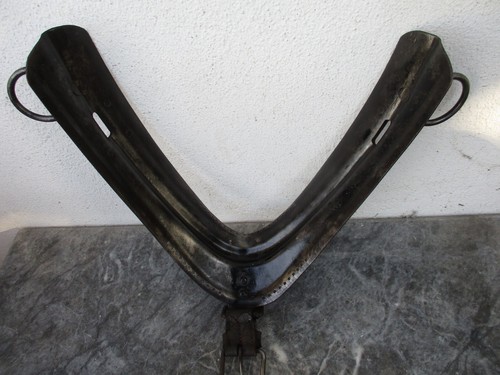 Antique Museum Handmade Iron Pony Horse Harness Collar Hames Droege & Reddelien - Picture 15 of 23