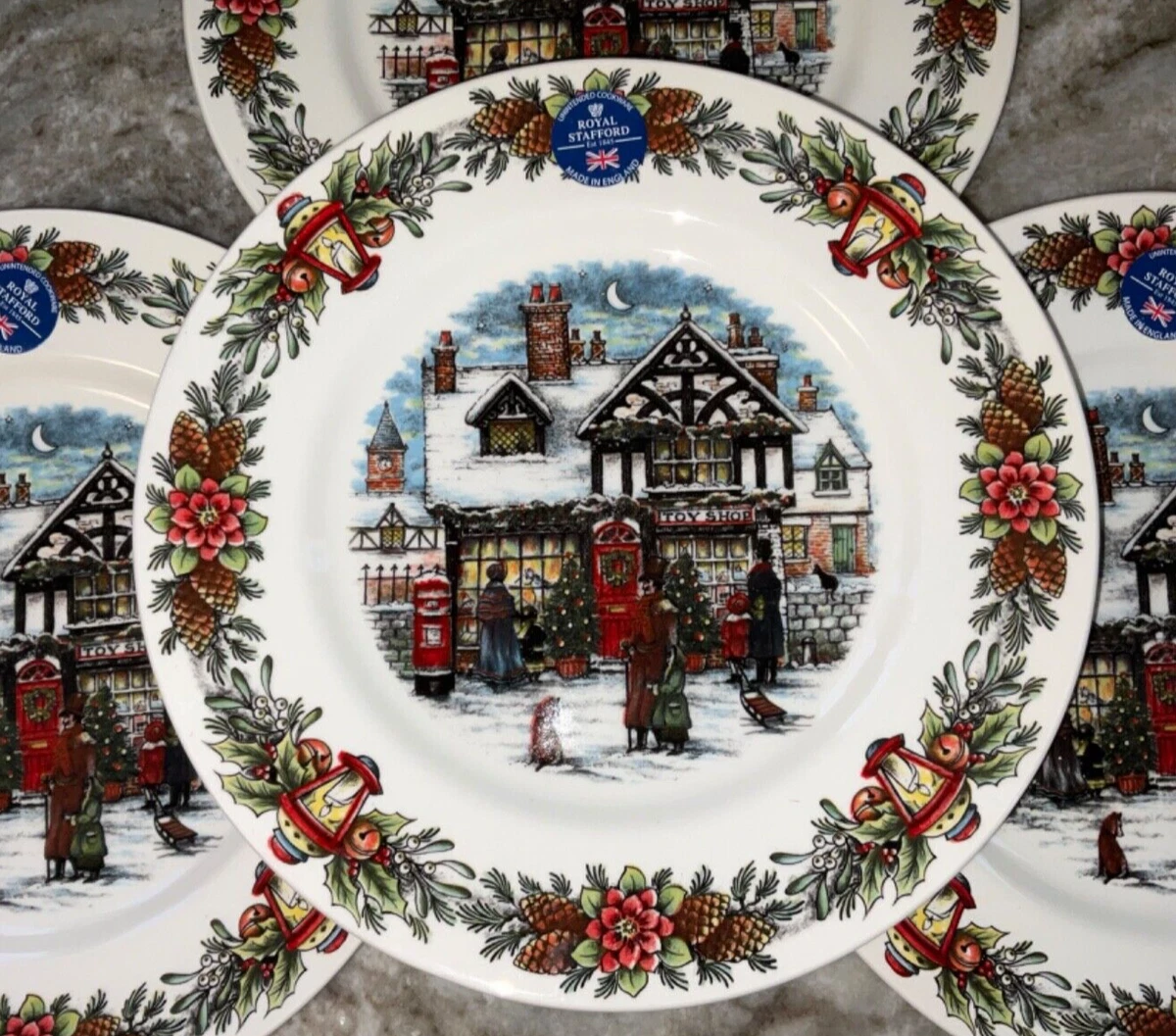 Royal Stafford Christmas In Dinnerware Plates for sale - eBay