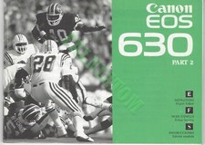 Vintage Canon EOS 630 Manual Part 2