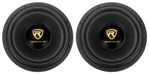 (2) Rockville W15K9D2 15" 10,000w Car Subwoofers Dual 2-Ohm Subs CEA Compliant