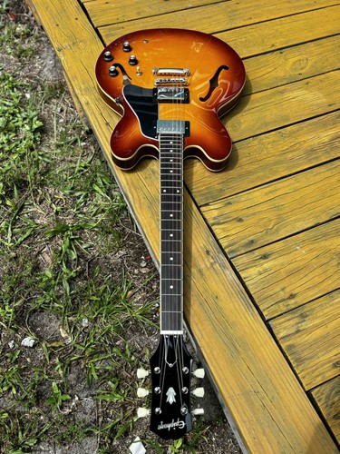 Epiphone Inspired By Gibson ES-335 Semi Hollow Body Electric Guitar Ice Tea - Picture 16 of 18