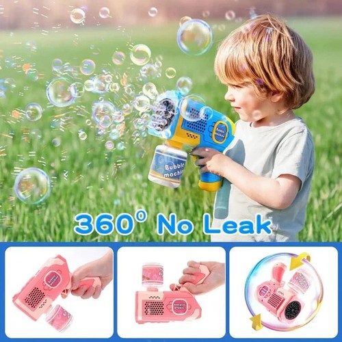 Bubble Machine Gun, Bubble Blaster, for Kids & Toddlers, Outdoor Party Toy Gift - Picture 4 of 8