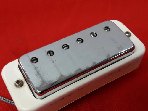 VINTAGE 1970s USA GIBSON PATENT MINI HUMBUCKER GUITAR PICKUP LES PAUL DELUXE