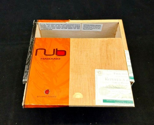 Cajas de cigarros de madera vacías de Nicaragua / Brasil / Suiza (lote de 5) - Imagen 5 de 11