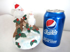 SNOWBIRDS Ceramic Musical Christmas Around the World Birds Holly Leaf Berrries  — photo 9