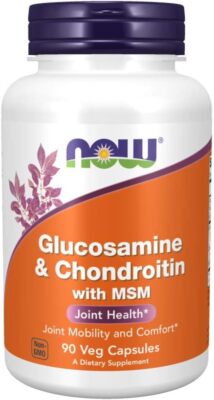 Now GLUCOSAMINE & CHONDROITIN w/ MSM 90 Veg Capsules --