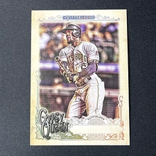 Starling Marte 2017 Topps Gypsy Queen Missing Nameplate SSP #81 Pirates