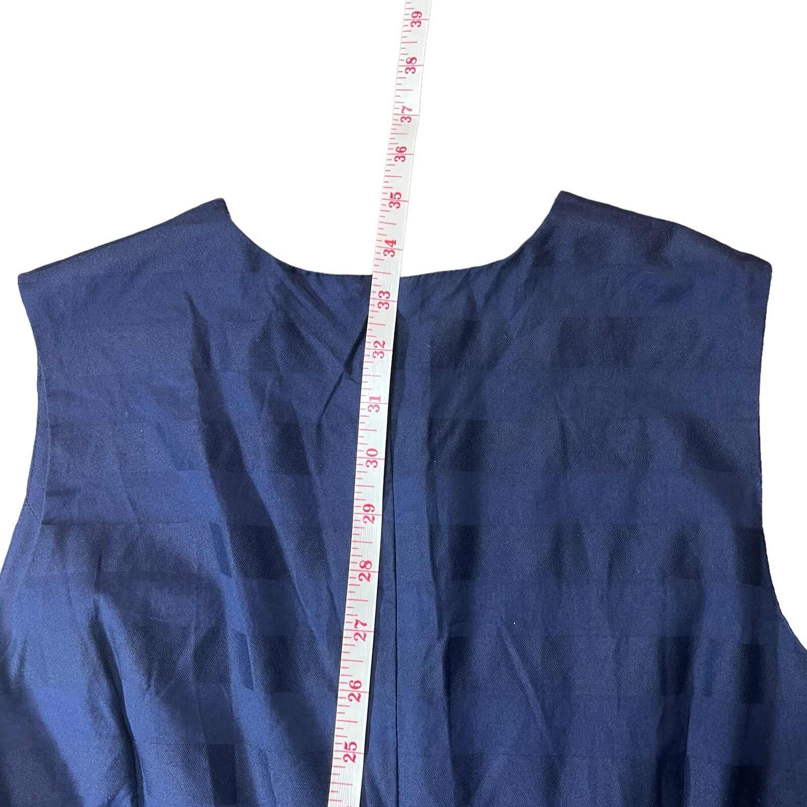 Gap Dress Sz 4 Navy Blue Skater Dress Stripe Uniform Fit & Flare