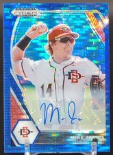 Mike Jarvis Blue Prizm Refractor RC AUTO #/5 Pittsburgh Pirates