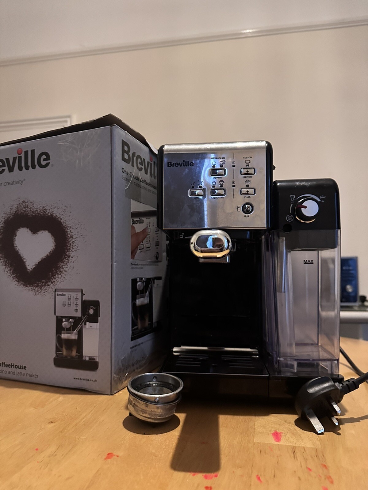 Breville Coffeehouse Coffee Machine Espresso Cappuccino & Latte Maker eBay