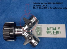 REPLACEMENT LEVERS for Walmart Expert Gardener Hose Splitter -USA-