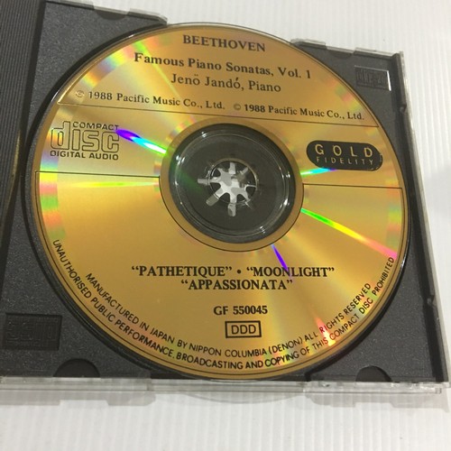 Beethoven Famous Piano Sonatas Vol 1 Gold Fidelity CD GF550045 Rare - Picture 5 of 9