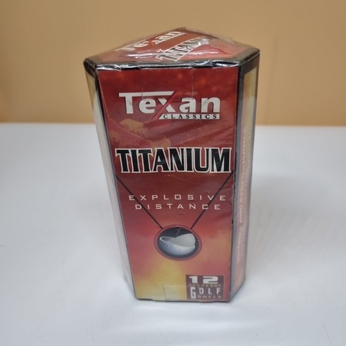 Rare Texan Classics Titanium Explosive Distance X12 Golf Balls Vintage - Picture 5 of 6